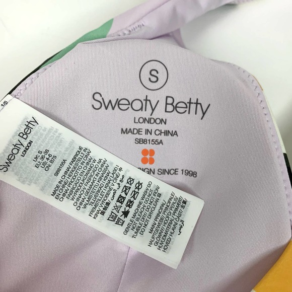 Sweaty Betty Women’s Peninsula Xtra Life Bikini Top Sb8155a Frond-Print Small - Picture 5 of 6